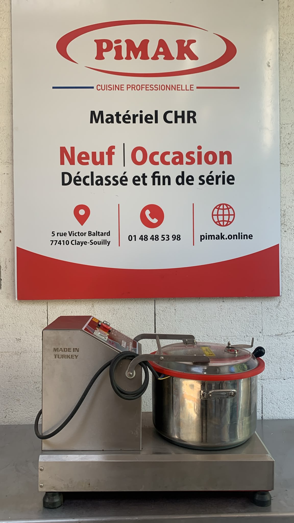 Broyeur à viande 8 Kg/14L à poser - BOGAZICI - BSZK.8