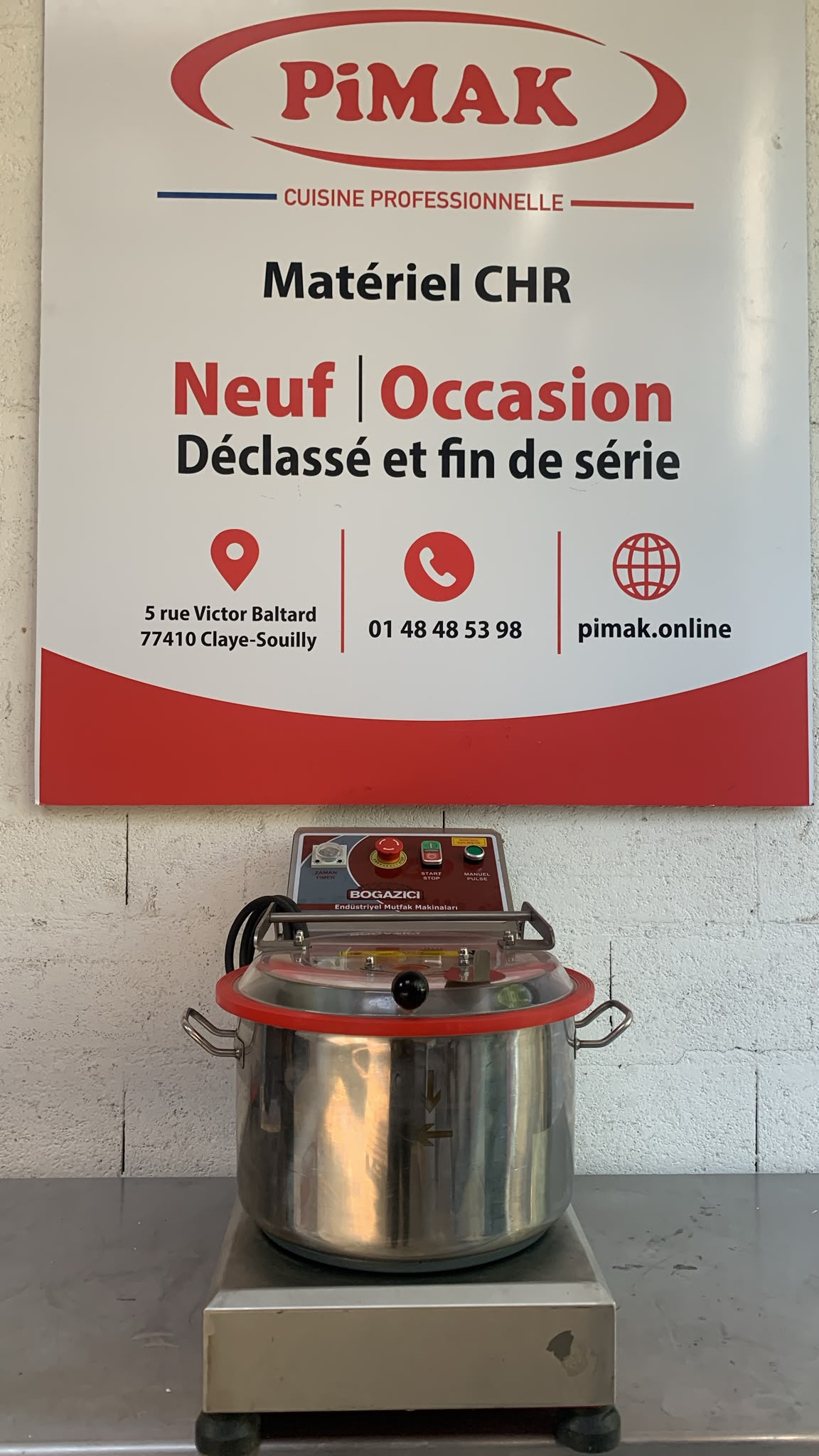 Broyeur à viande 8 Kg/14L à poser - BOGAZICI - BSZK.8