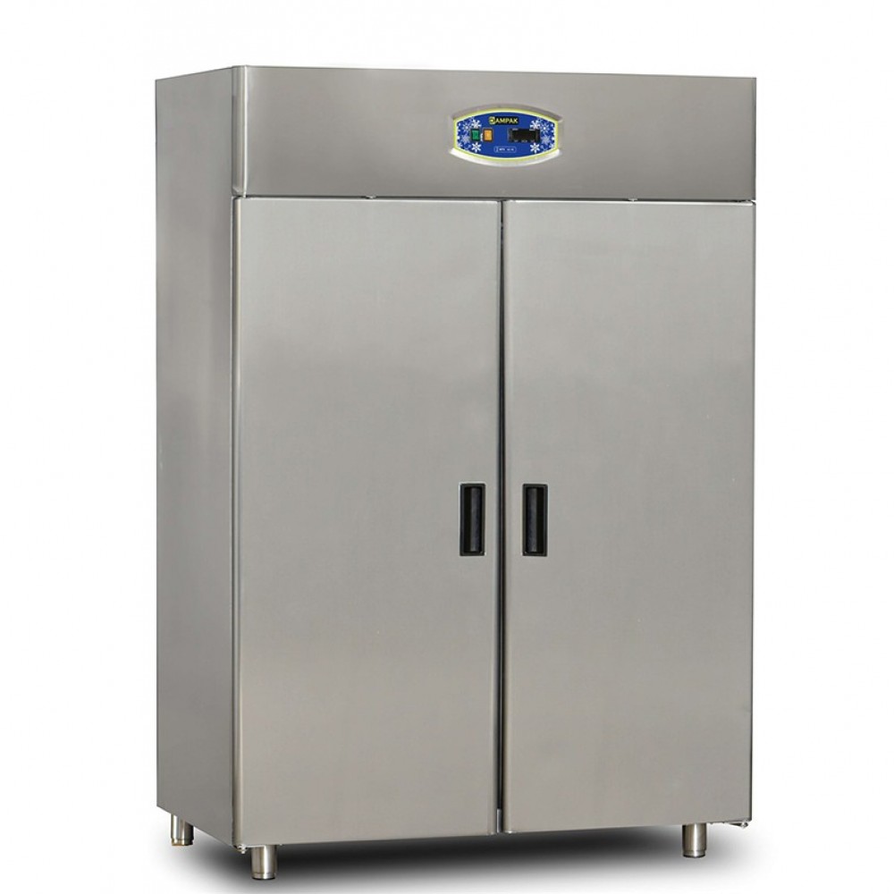 Armoire 2 portes pleines négative 1400L - DAMPAK -  22DDF2S-GN