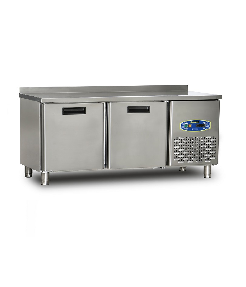 Table réfrigérée 1 porte positif - profondeur 70cm 135L - DAMPAK-  22TBF1S-70