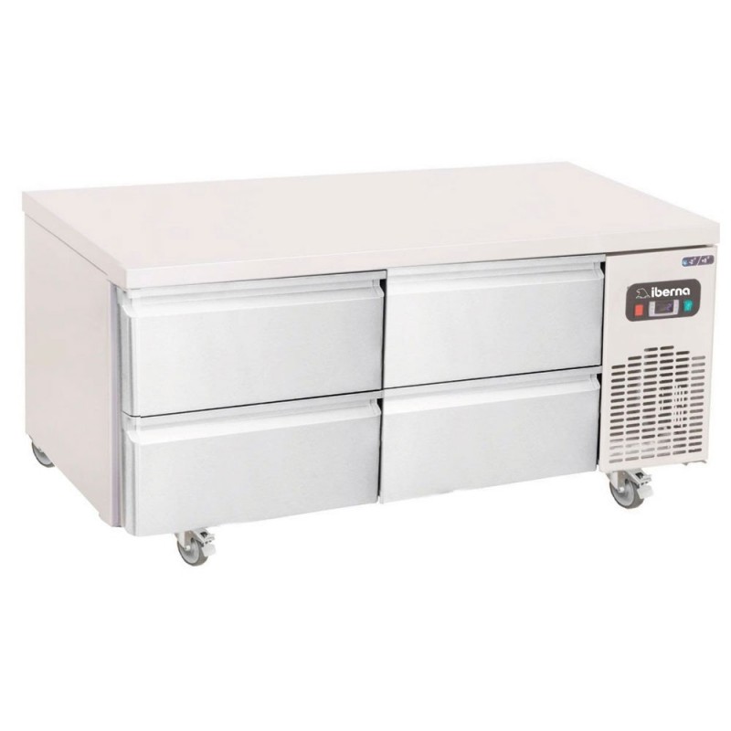 Soubassement réfrigéré avec 4 tiroirs - profondeur 70cm - DAMPAK - 22CBF0S-70.4C