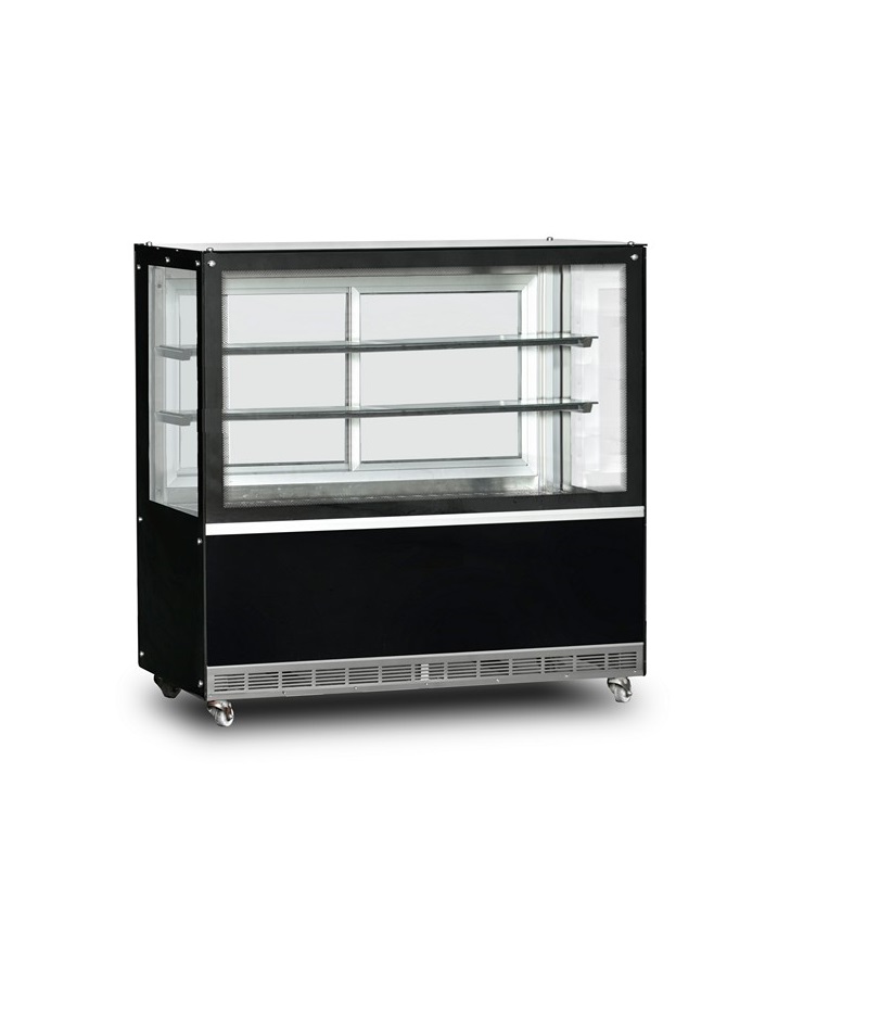 Vitrine droite d'exposition réfrigéré sur roulettes 100cm DAMPAK-  22P0F0D-SO