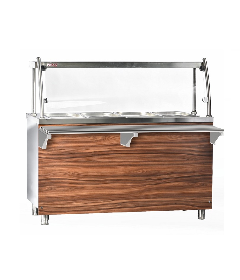 Bain Marie sec 220cm 6 x GN1/1 à GAZ - PIMAK -   BE1/M037-6K