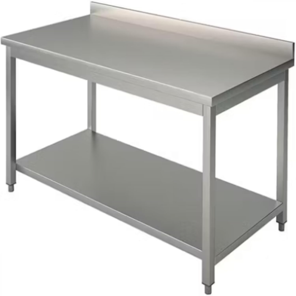 Table inox avec étagere basse 90x60cm - PIMAK - PİMAK.09060.08