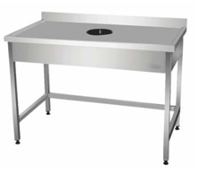 Table avec trou vide à ordure 90x70cm - PIMAK -  PİMAK.2809070