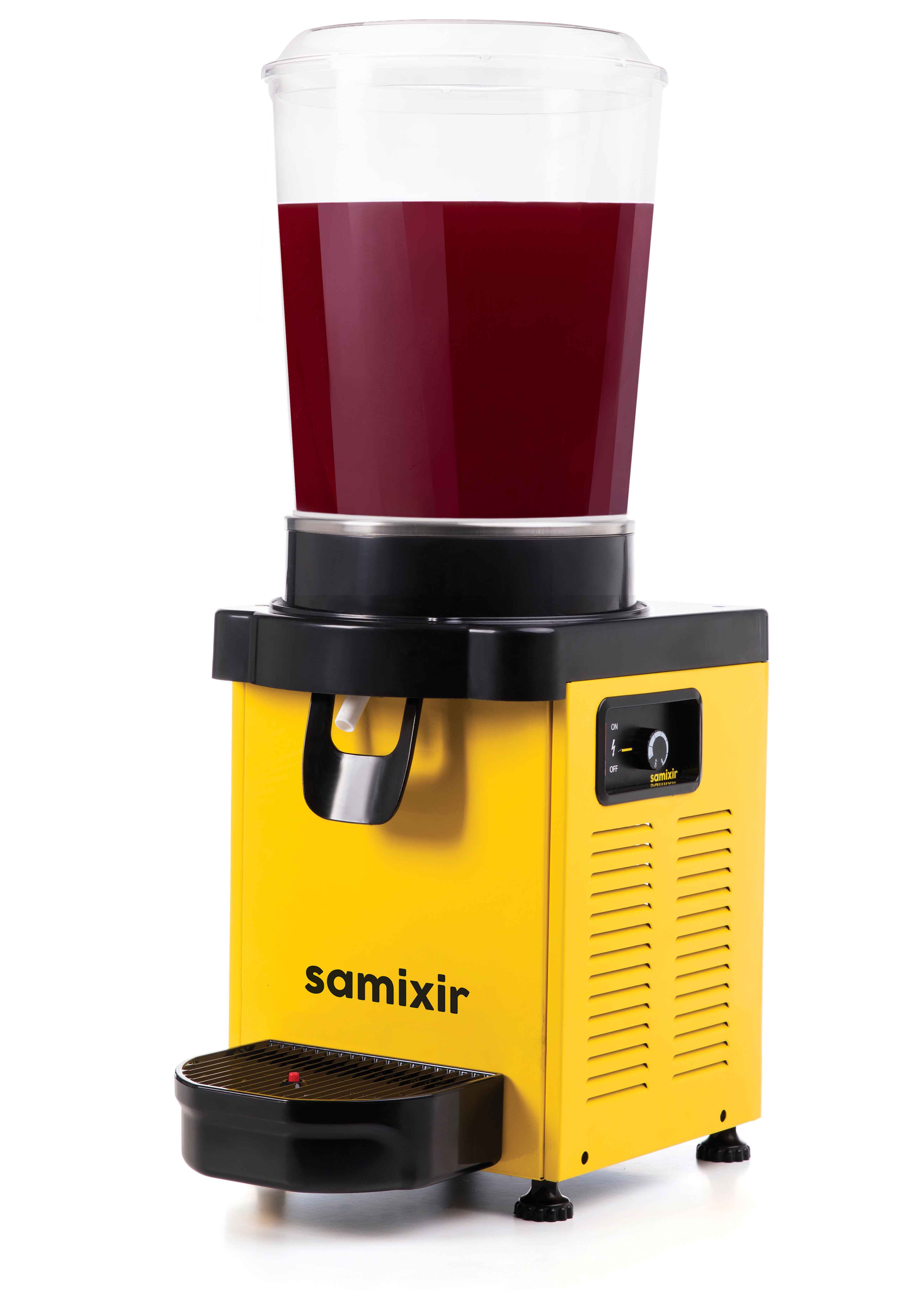 Mélangeur de boissons professionnel mono cuve jaune Samixir - M10.AY