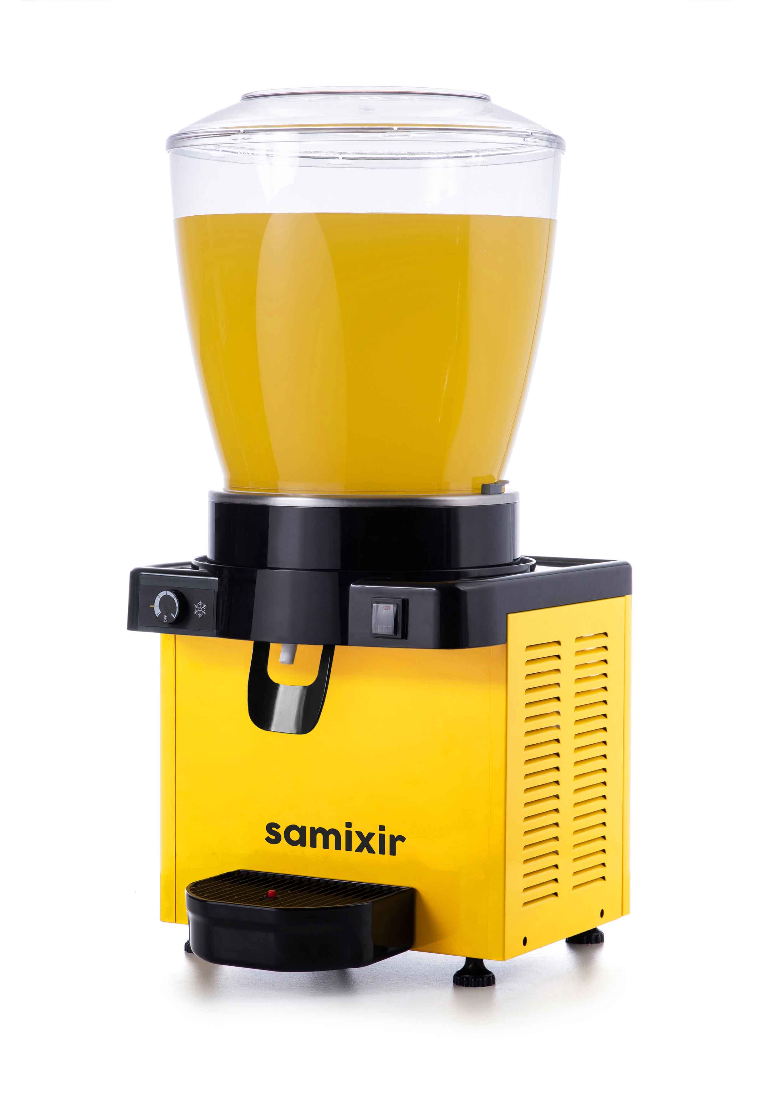 Mélangeur de boissons professionnel mono cuve jaune 22 l Samixir - M22.AY