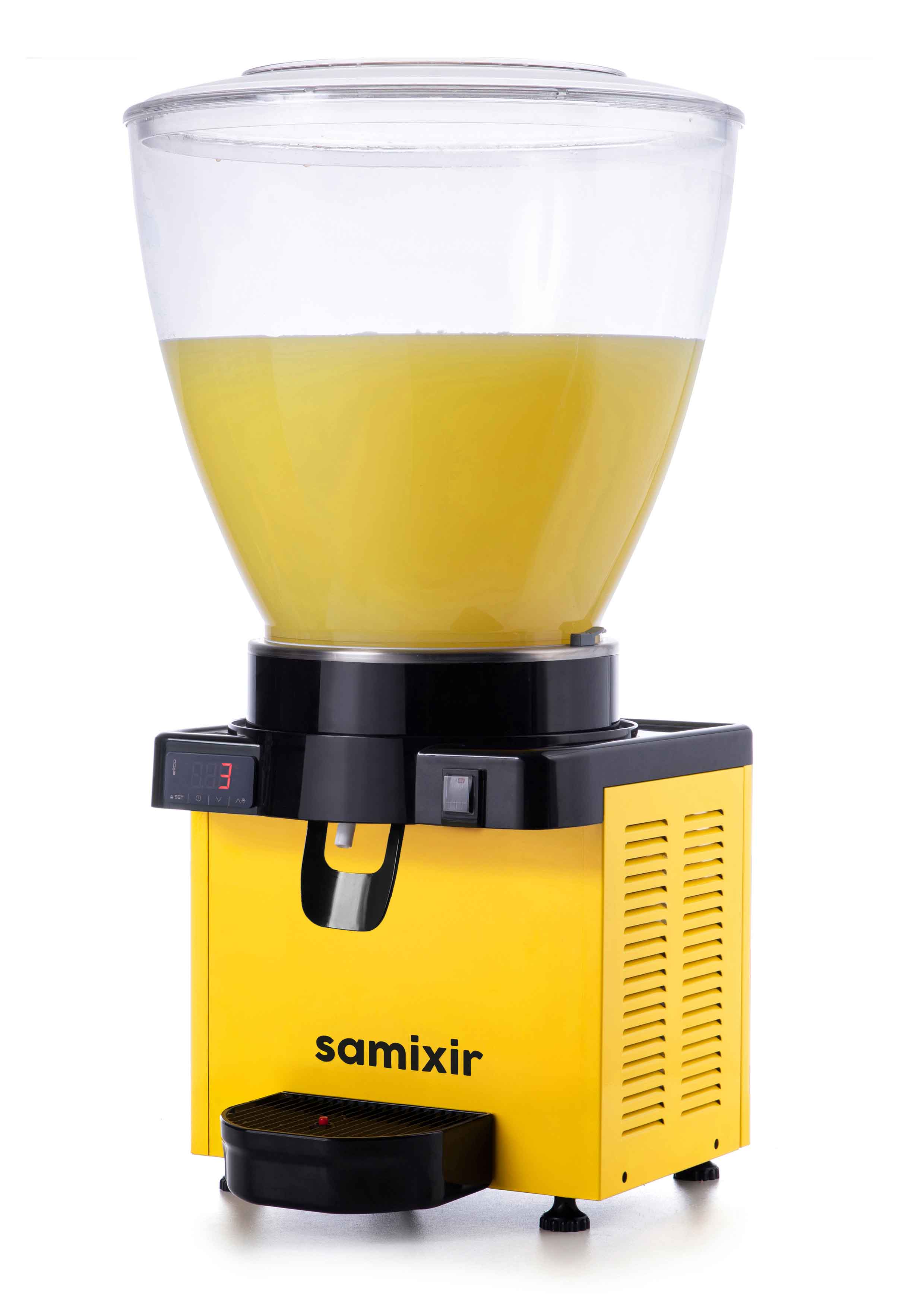 Mélangeur de boissons professionnel mono cuve jaune Samixir - M40.DY.SHAFT