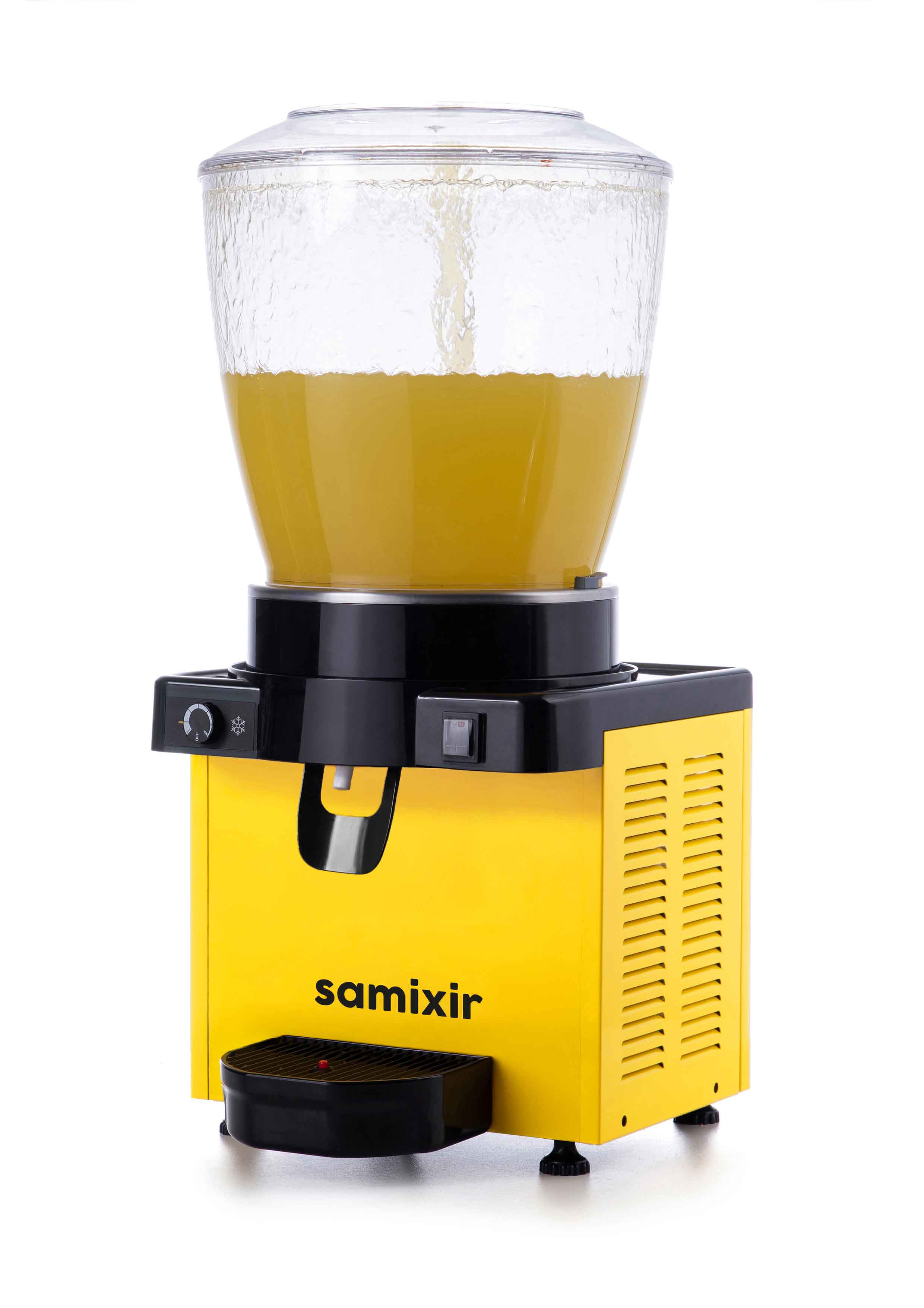 Distributeur de jus réfrigéré professionnel jaune Samixir - S22.AY