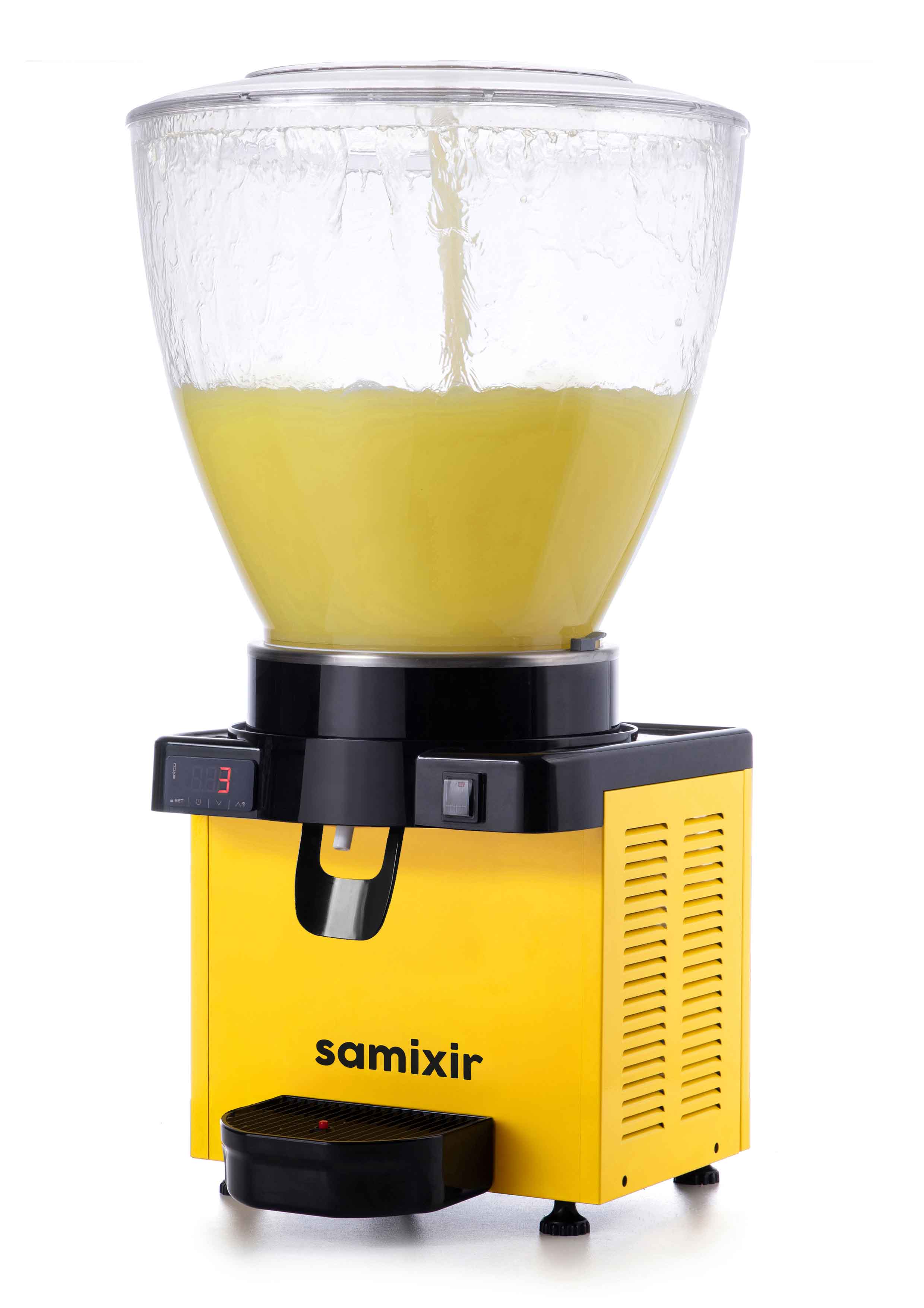 Distributeur de jus réfrigéré professionnel jaune Samixir - S40.DY