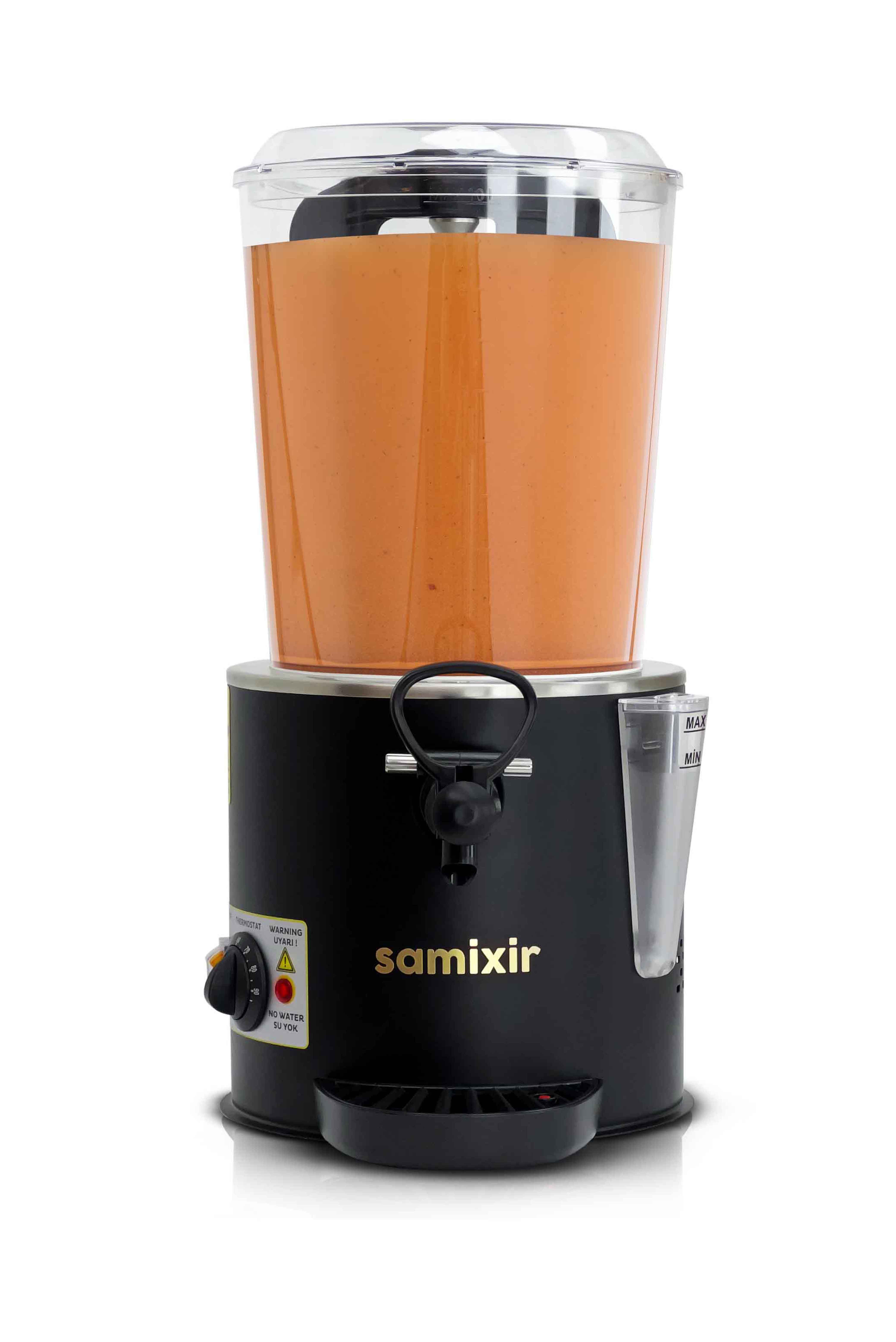 Distributeur de boissons chaudes professionnel noir 10 l Samixir - SC10.B
