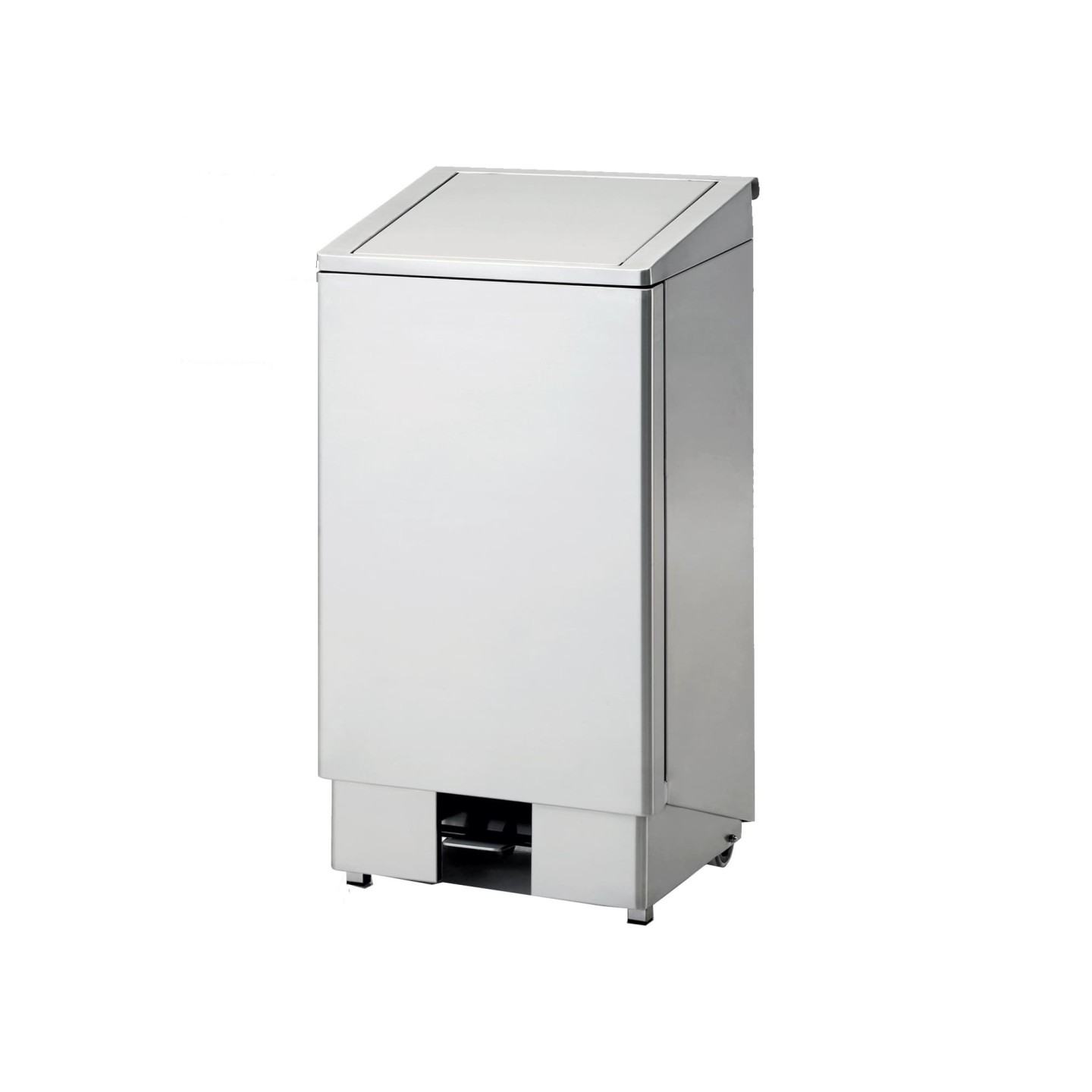 POUBELLE INOX MOBILE - 60 L