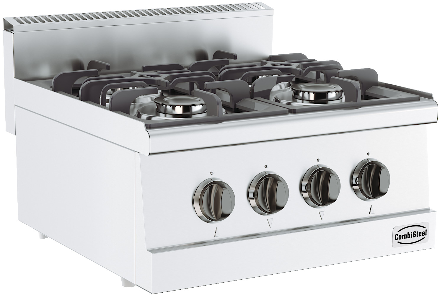 BASE 600 CUISINIÈRE À GAZ 4 BR. COMBISTEEL 7178.0010