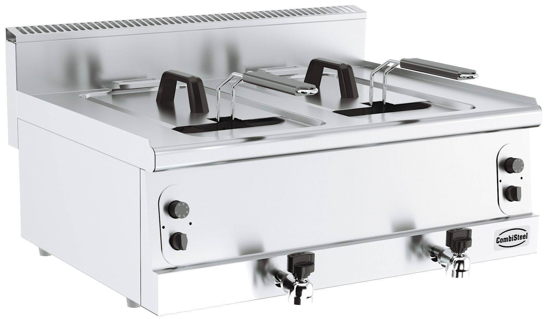 BASE 600 FRITEUSE A GAZ. 2X8L  **ATTENTION, LARGEUR 800MM** COMBISTEEL 7178.0085