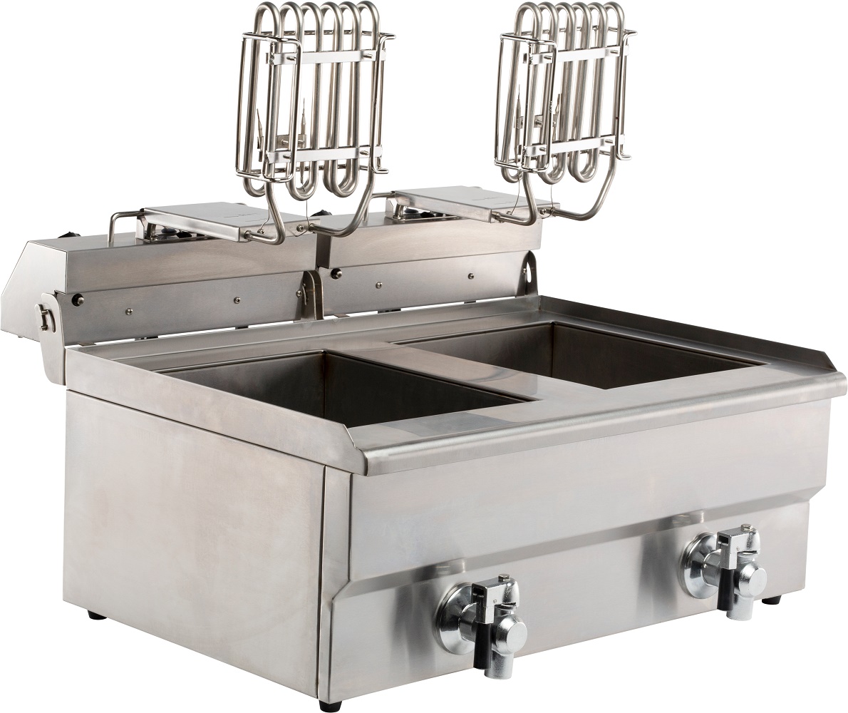 FRITEUSE POSABLE ELECTRIQUE 2X8 L COMBISTEEL 7455.1005