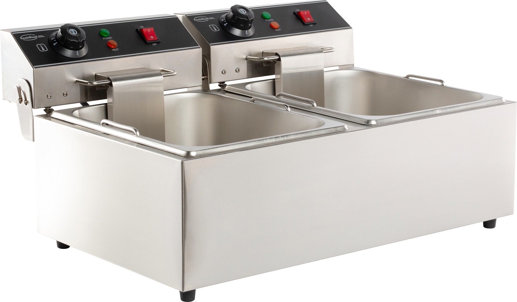 FRITEUSE POSABLE ÉLECTRIQUE 2X6 L COMBISTEEL 7455.1008
