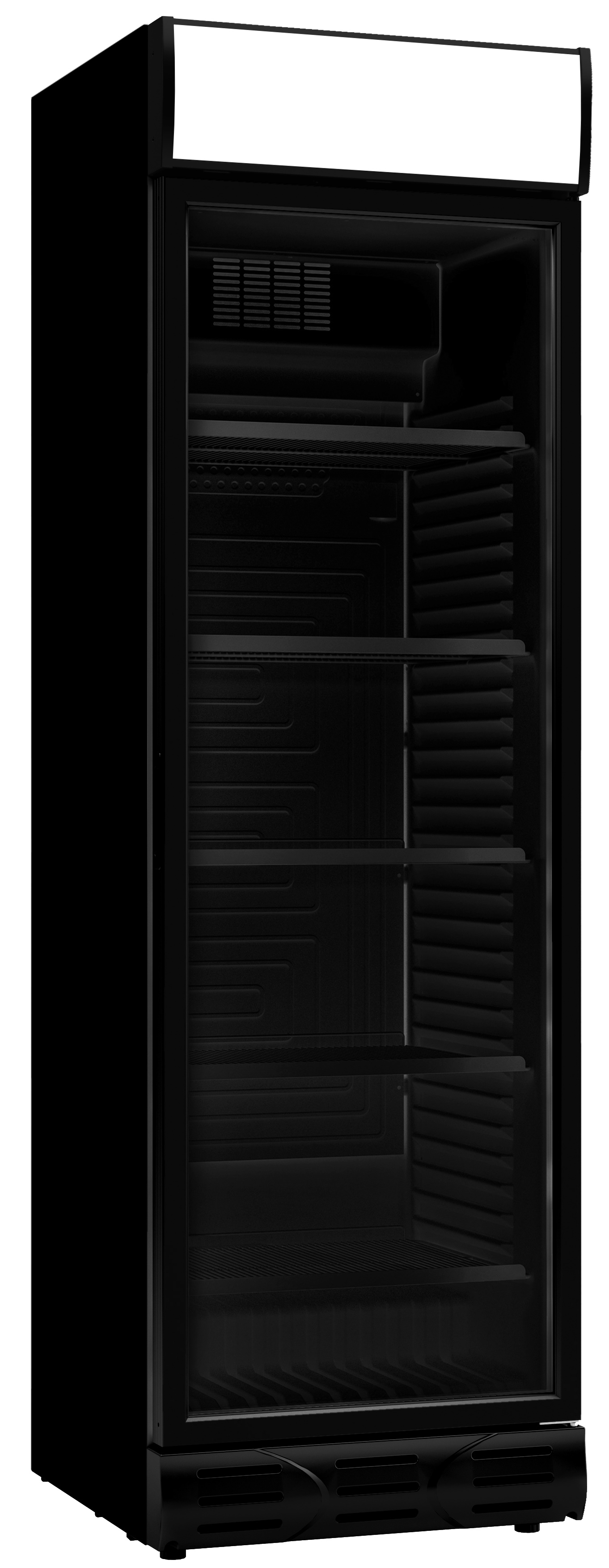 RÉFRIGÉRATEUR 1 PORTE EN VERRE NOIR COMBISTEEL 7464.0090