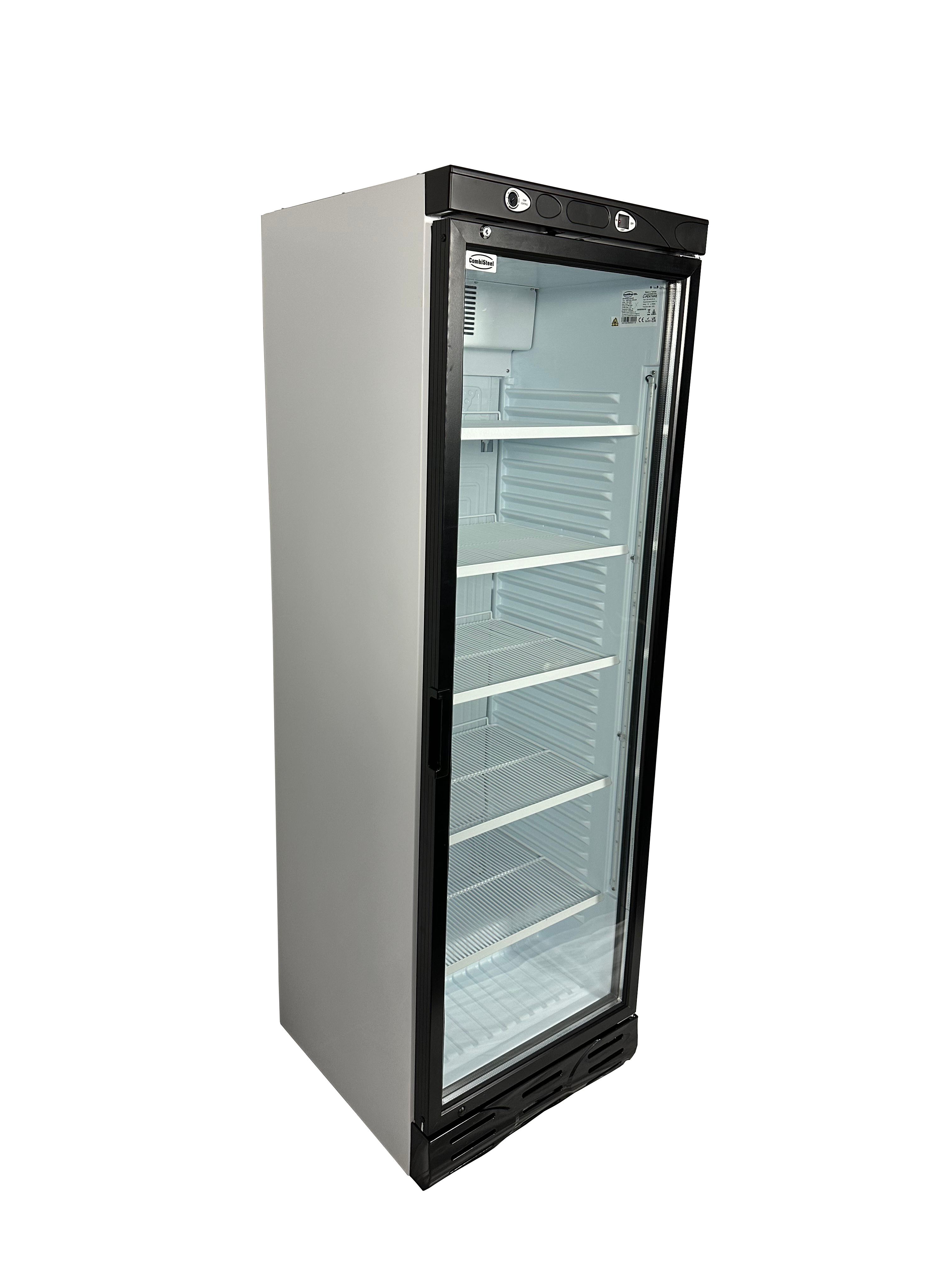 RÉFRIGÉRATEUR 1 PORTE EN VERRE 382L COMBISTEEL 7464.0095