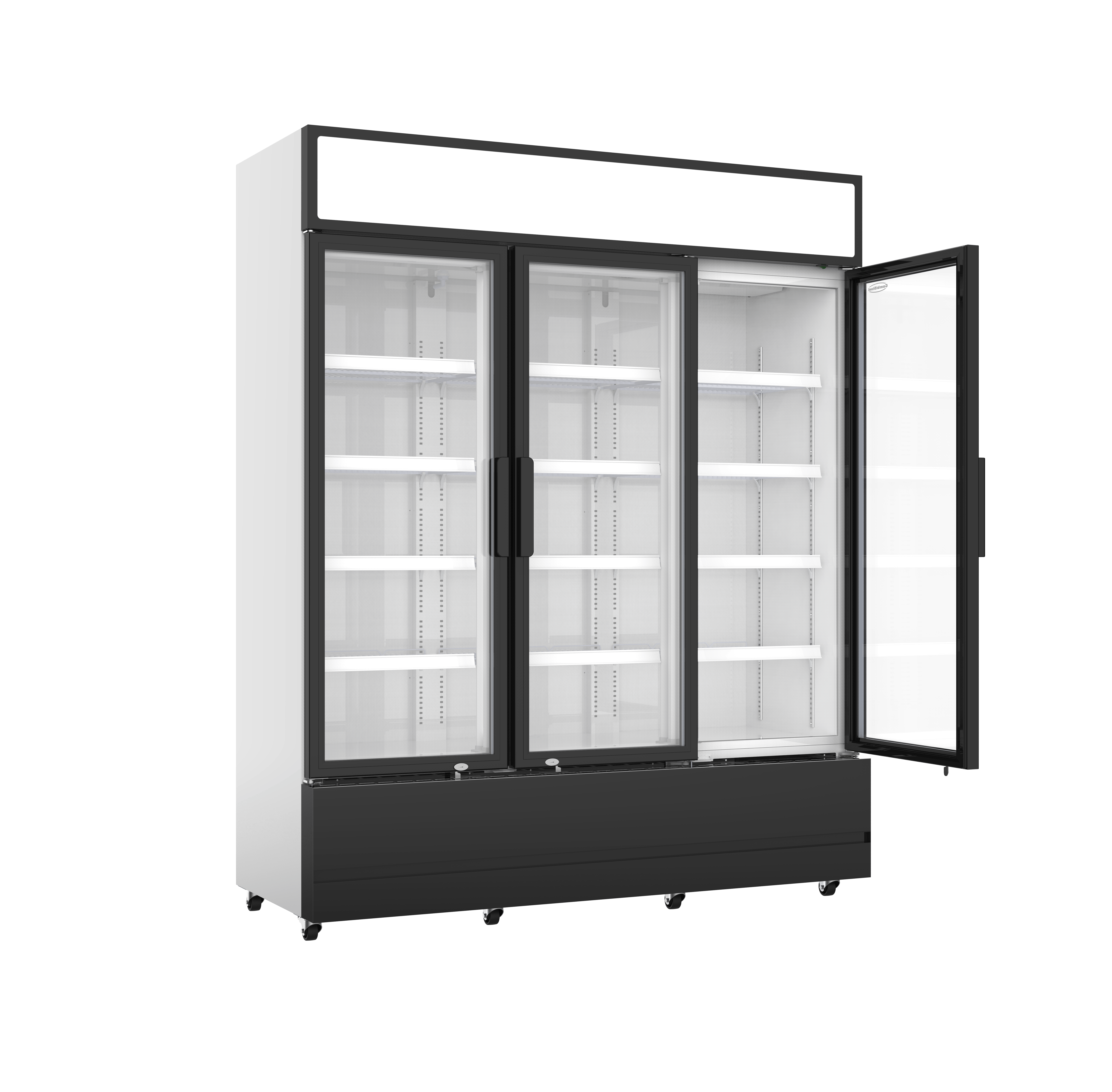 RÉFRIGÉRATEUR 3 PORTES EN VERRE FCU-1200 COMBISTEEL 7455.2110