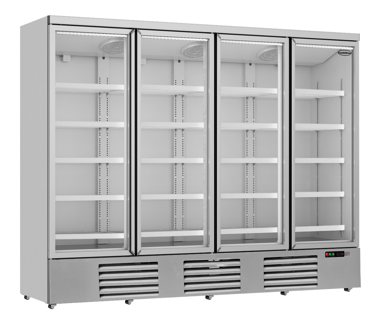 RÉFRIGÉRATEUR 4 PORTES EN VERRE JDE-2025R   *TRANSPORT SUR DEMANDE* COMBISTEEL 7455.2210
