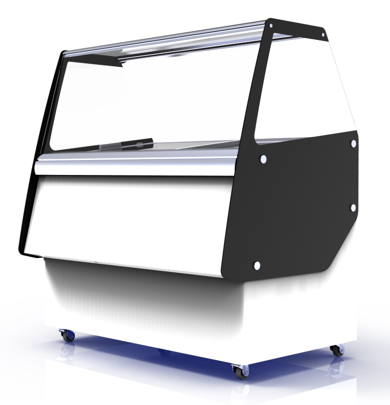 VITRINE À CREME GLACÉE CUBA 13X5 LTR COMBISTEEL 7472.0145