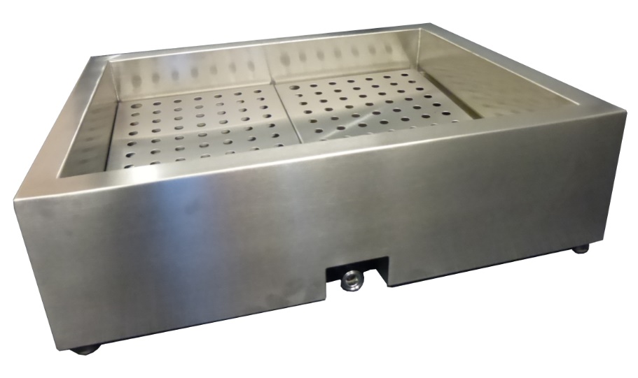 BAC À GLACE PILÉE INCLINÉ 1/1 GN AISI 304  VIDANGE CÔTÉ FONCTIONNEMENT COMBISTEEL 7013.2780