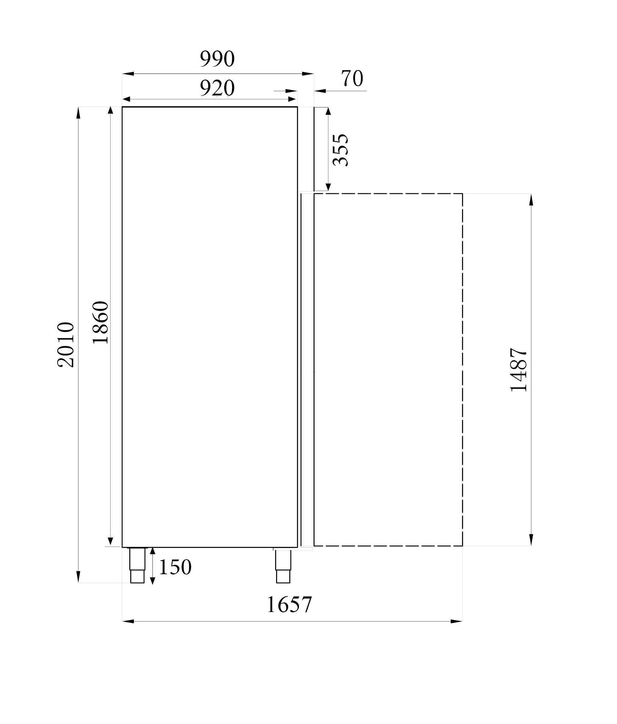 CONGÉLATEUR PÂTISSERIE COMBISTEEL 7450.1210