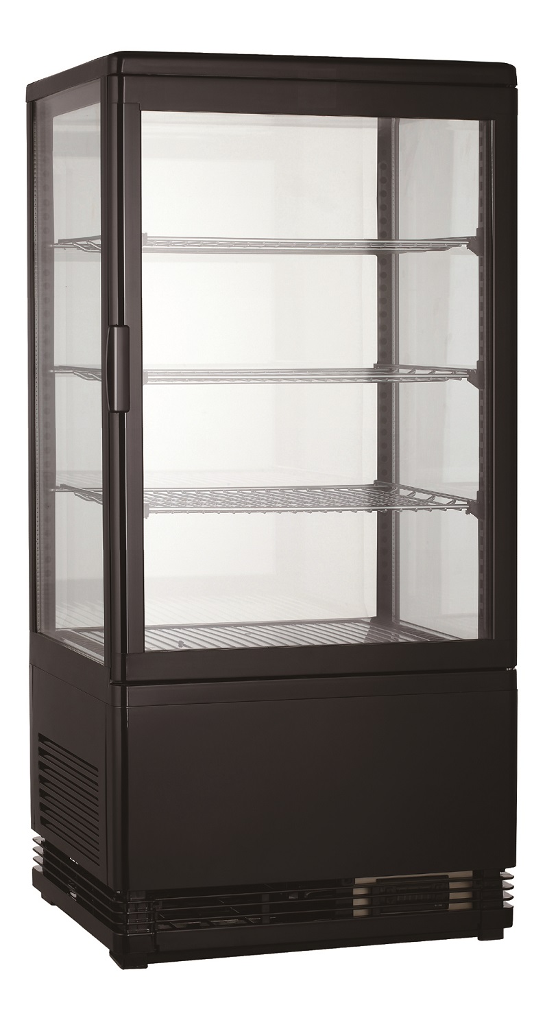 VITRINE RÉFRIGÉRATÉE 78L NOIR COMBISTEEL 7487.0175