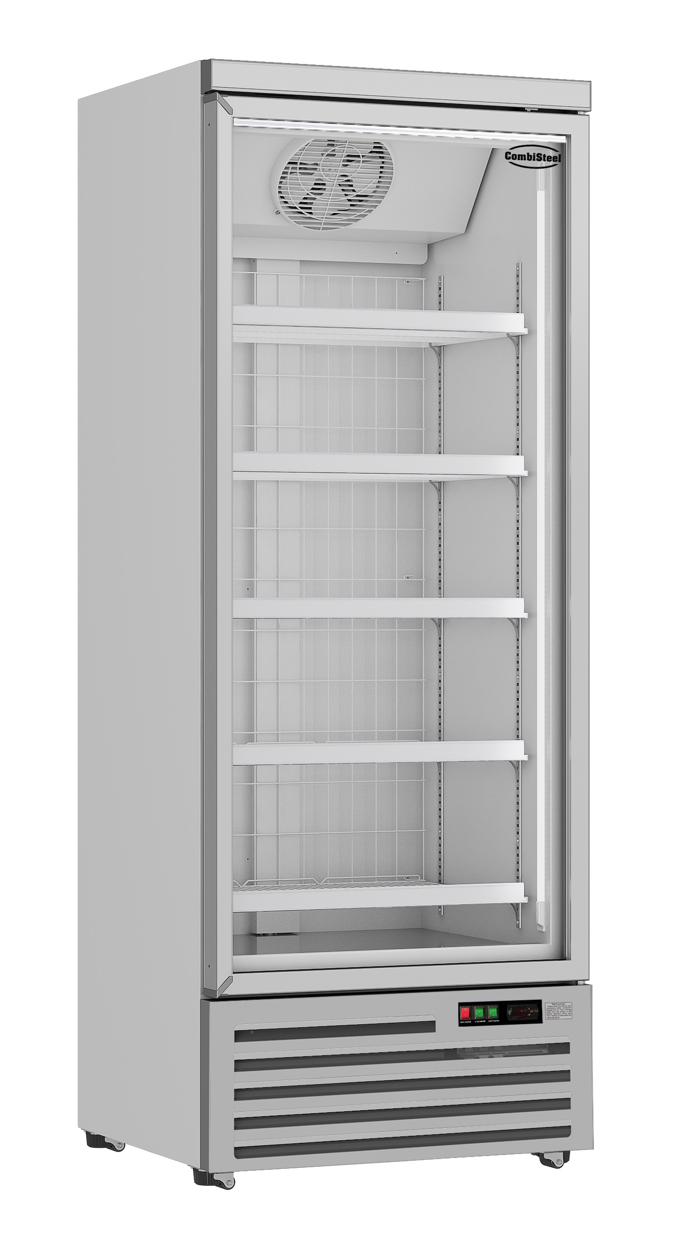 CONGÉLATEUR 1 PORTE EN VERRE JDE-600F COMBISTEEL 7455.2214