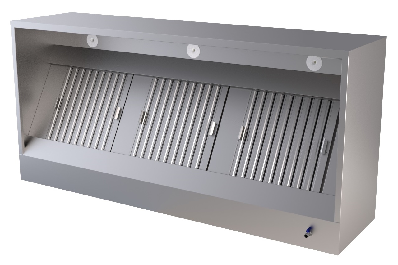 950 HOTTES MURALES MODÈLE DE BOÎTE 1200 COMBISTEEL 7333.0635