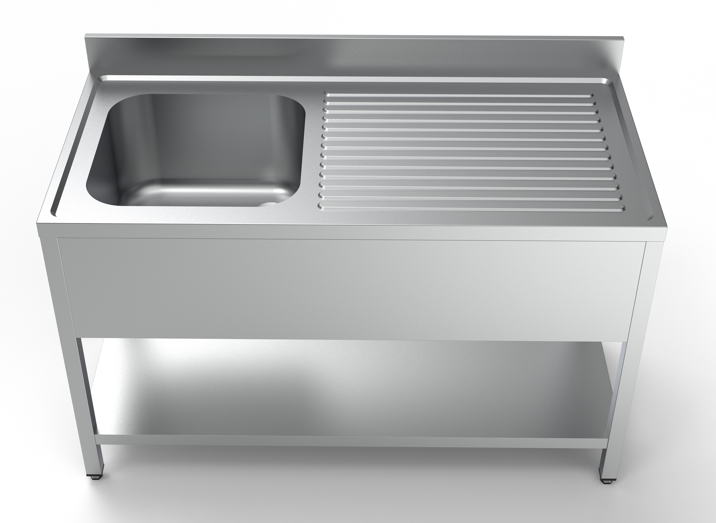700 BLOC-ÉVIER ÉTAGÈRE 1 À GAUCHE 1400 COMBISTEEL 7333.0840