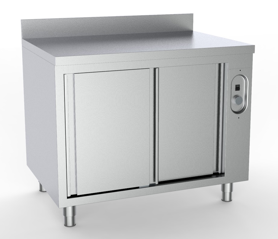 700 ARMOIRE CHAUFFANT BORD RELEVÉ 1800 COMBISTEEL 7333.0320