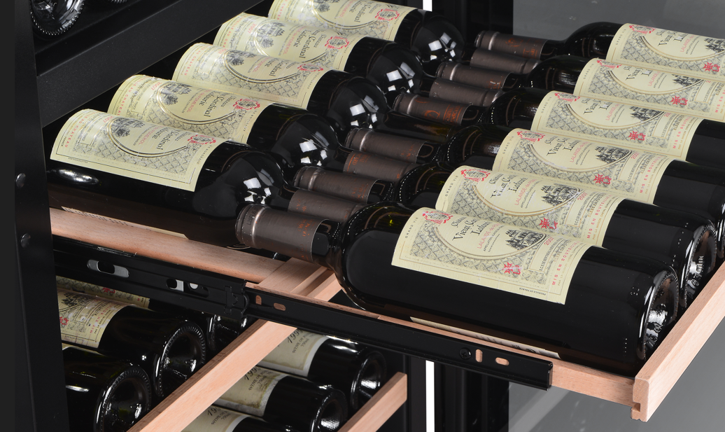 RAFRAÎCHISSEURS À VIN 379L DUAL ZONE COMBISTEEL 7525.0035