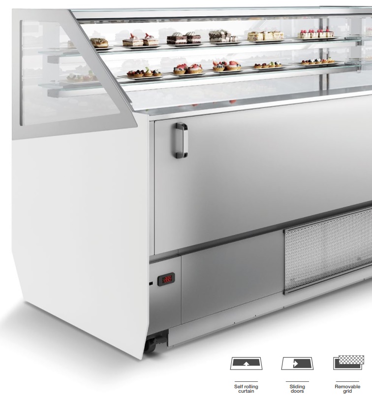 VITRINE À CREME GLACÉE MILLENIUM 20  *TRANSPORT SUR DEMANDE* COMBISTEEL 7295.0055
