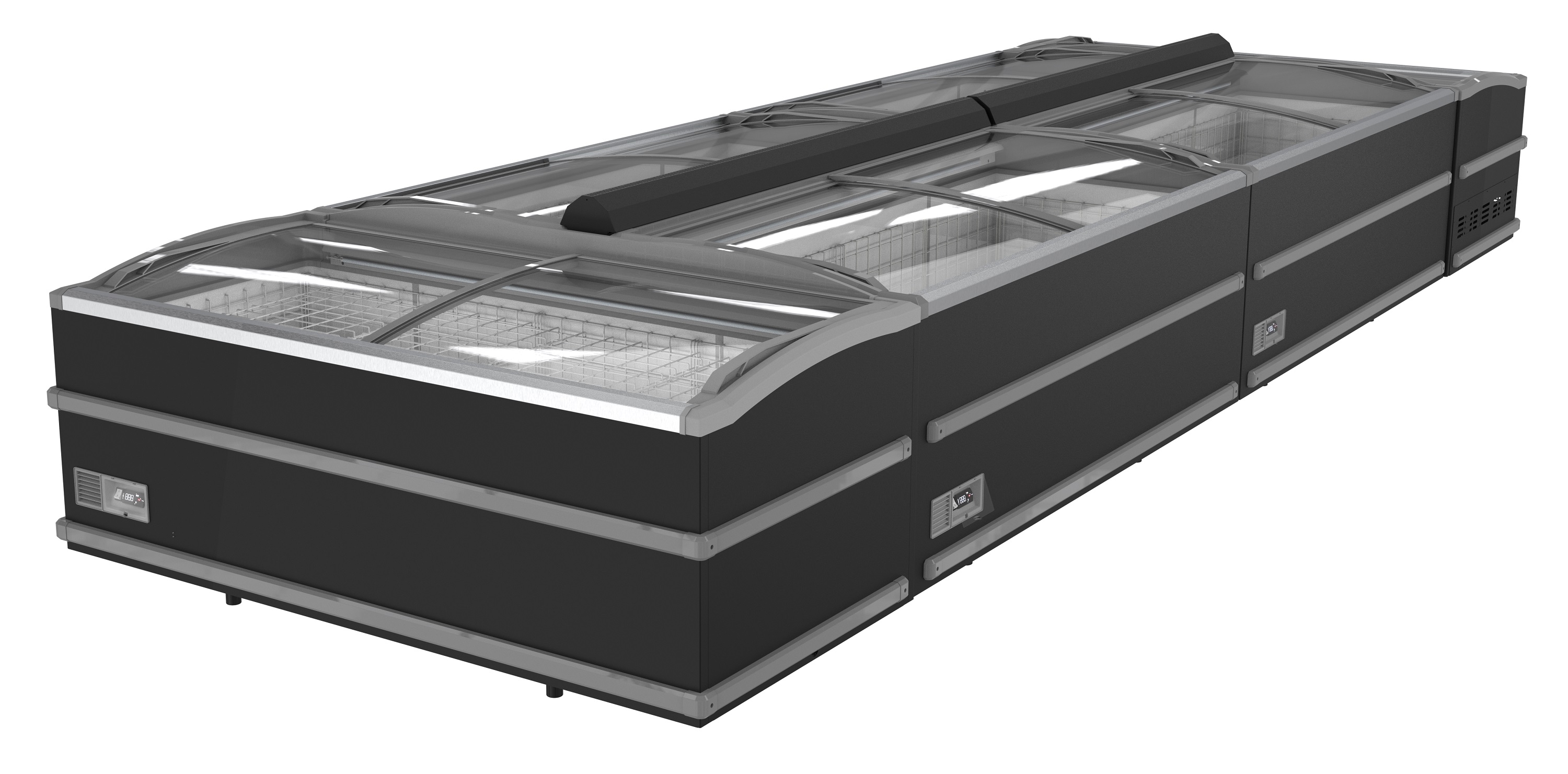 CONGÉLATEUR BAHUT POUR SUPERMARCHÉ NOIR 2500  DÉGIVRAGE AUTOMATIQUE  *TRANSPORT SUR DEMANDE* COMBISTEEL 7072.0115