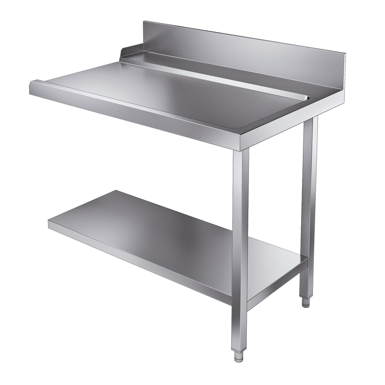 TABLE D'ÉCOULEMENT ÉTAGÈRE 1100 À DROITE POUR 7280.0045-0046 COMBISTEEL 7106.0040