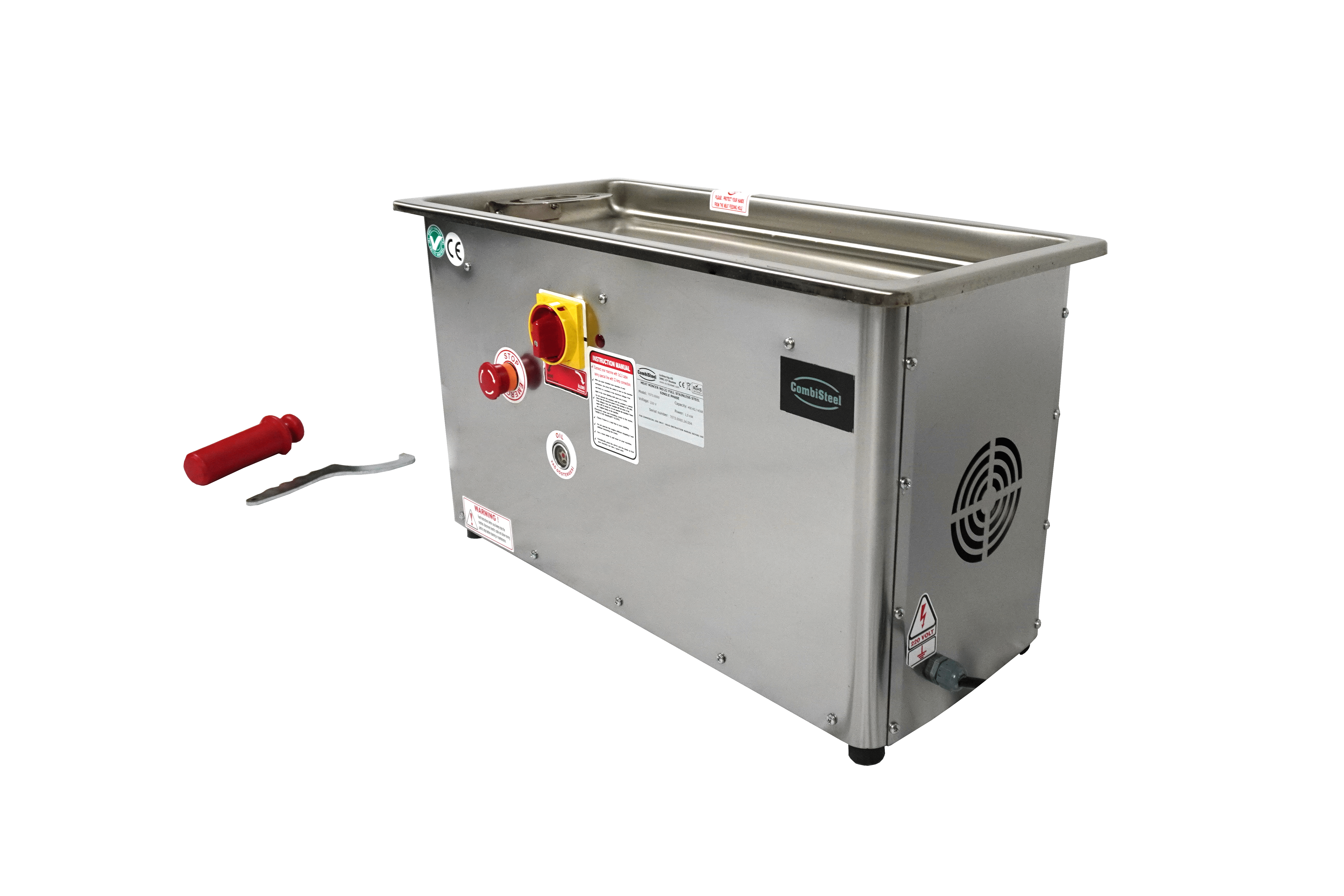 HACHOIR 32 - 750KG/H 400V - AVEC TÊTE FIXE COMBISTEEL 7073.0085