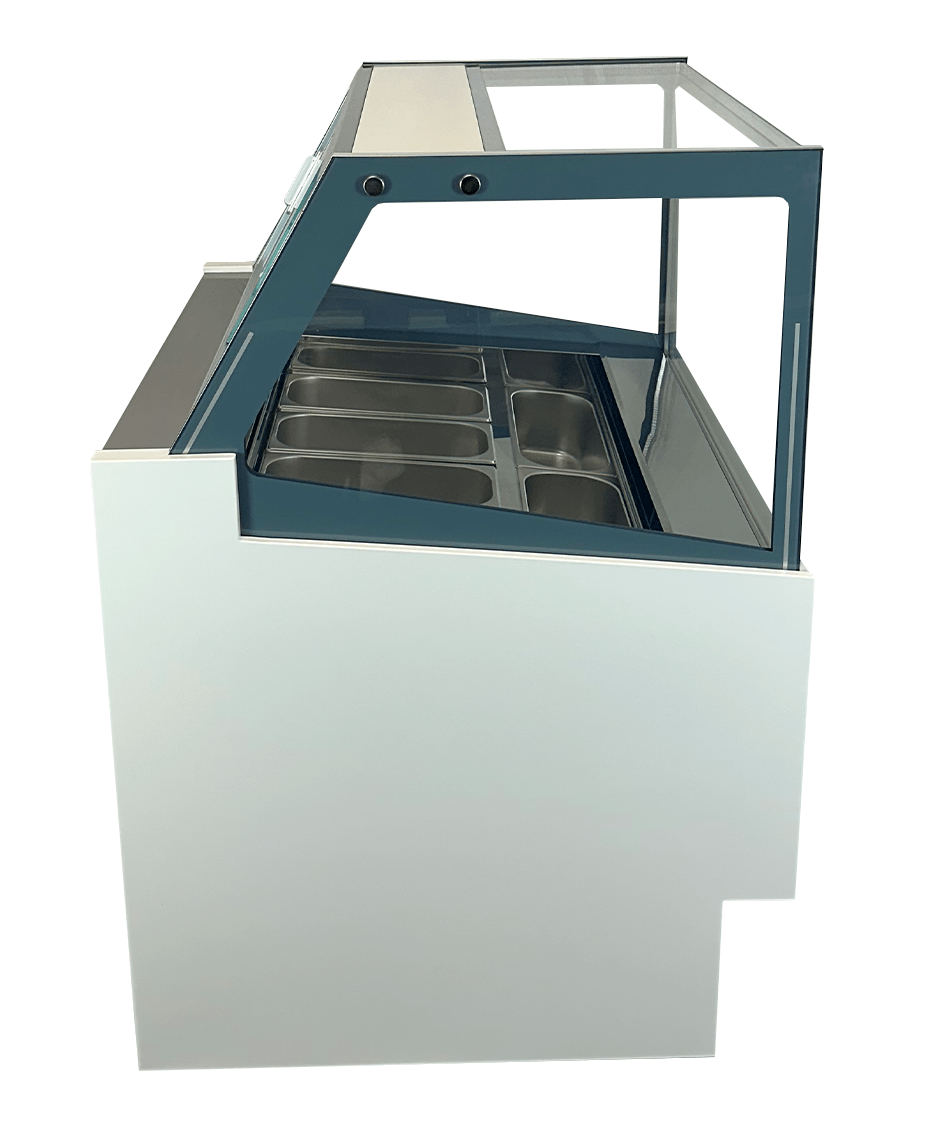 VITRINE À CREME GLACÉE KOMODO 6X5L COMBISTEEL 7487.0250