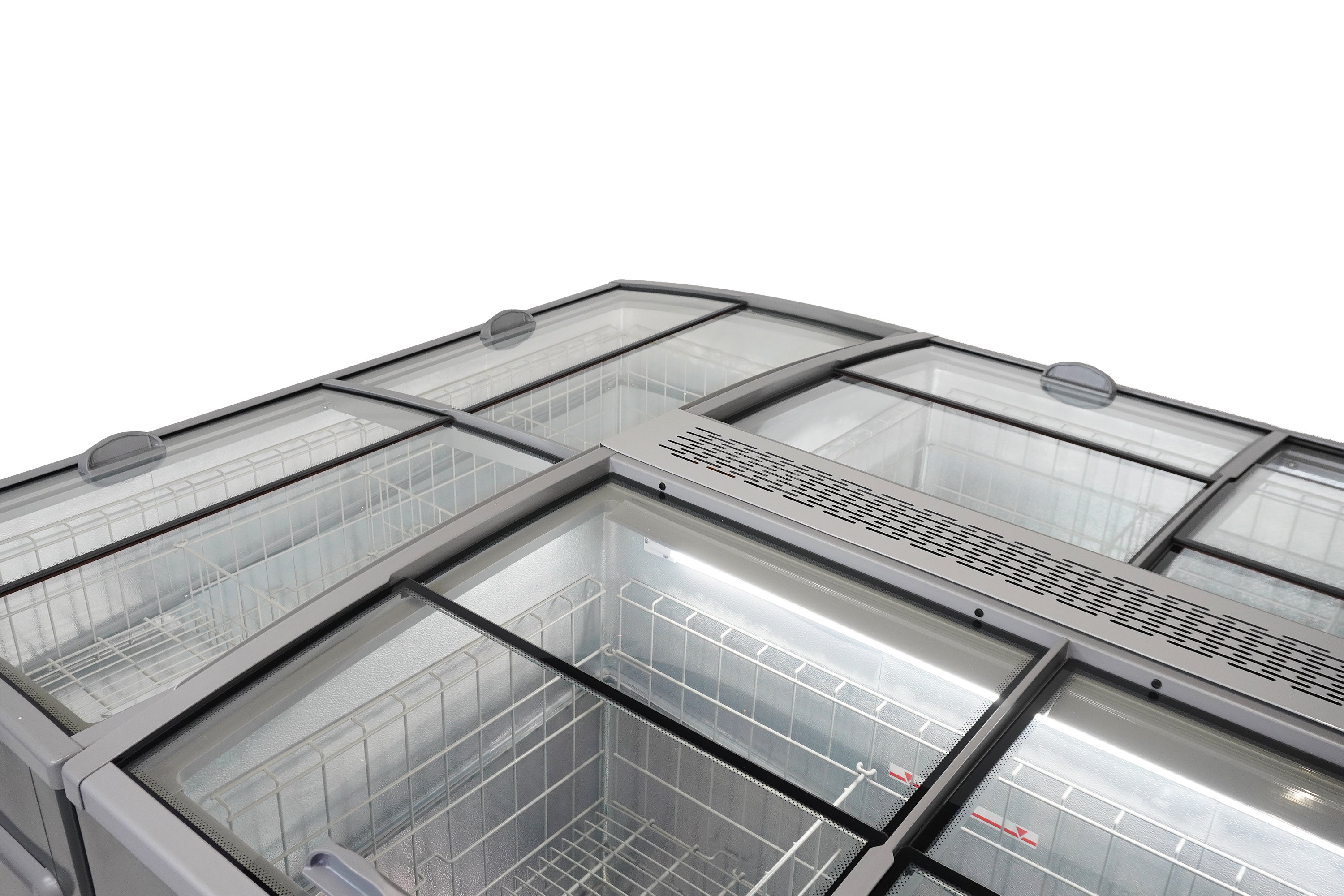 CONGÉLATEUR BAHUT POUR SUPERMARCHÉ GRIS 2100 DÉGIVRAGE AUTOMATIQUE COMBISTEEL 7455.2670