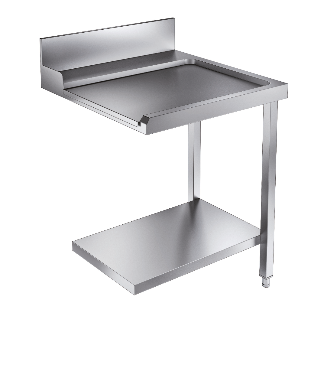 TABLE D'ÉCOULEMENT ÉTAGÈRE 700 À DROITE POUR 7082.0070-0075 COMBISTEEL 7106.1030