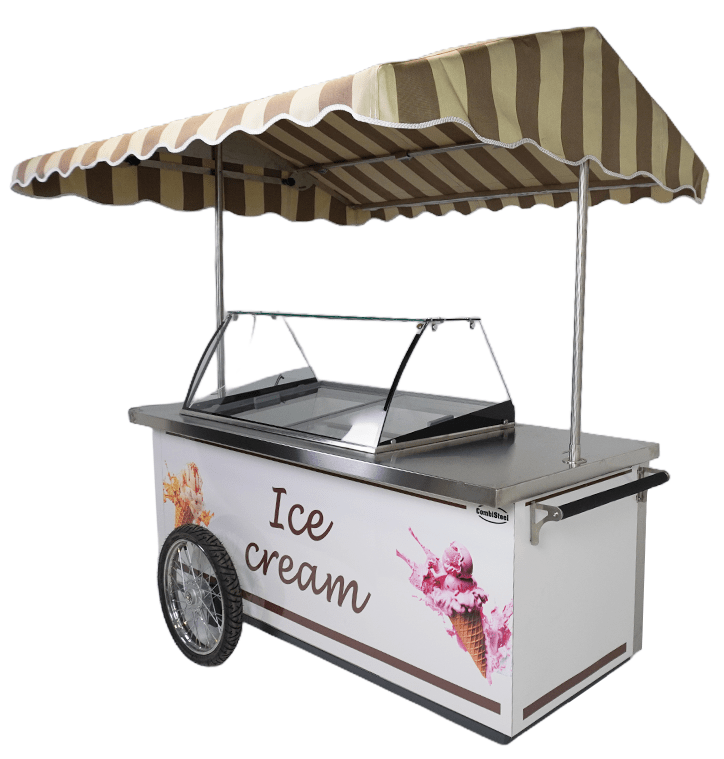 CHARIOT À GLACE RHODOS 9X5 LTR COMBISTEEL 7472.0170