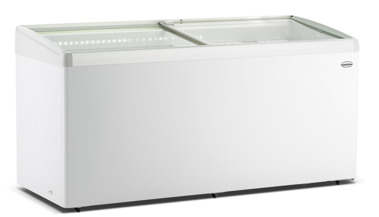 CONGÉLATEUR BAHUT COUVERCLE EN VERRE LOTTE-586 COMBISTEEL 7086.0050