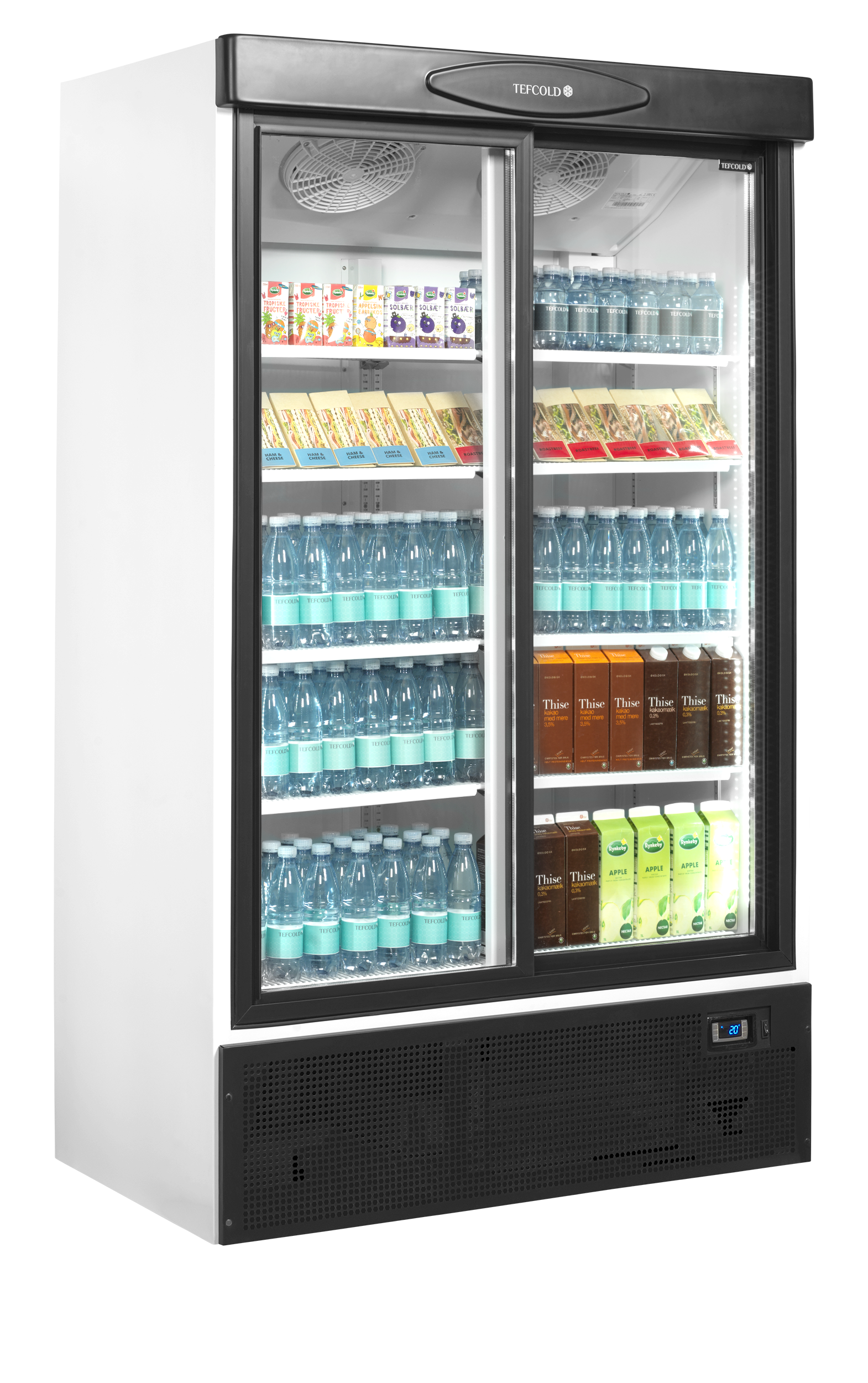 Réfrigérateur vitré TEFCOLD-FS1205S