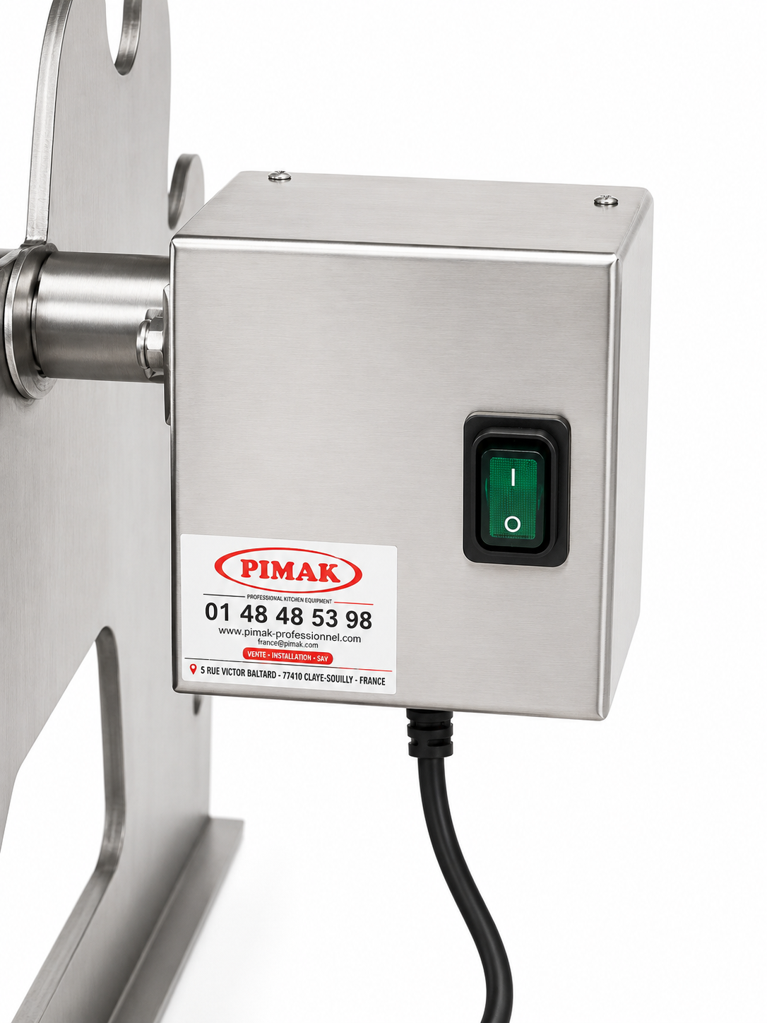 Tournebroche électrique professionnel PIMAK KC-MDL – Capacité 80 kg