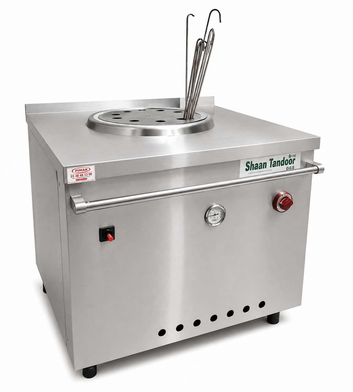 Four à Naan Tandoor Professionnel Gaz Naturel Shaan Tandoor – STMG Taille M Ensemble complet