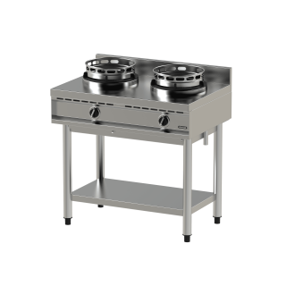 WOK GAZ SERIE 600 - 2 BRULEURS - 2 X 13 kW